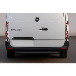 Carmos V-1 aizmugurējo lukturu hroma uzlikas (2 gab., nerūsējošais tērauds) Mercedes Sprinter W907/W910 2018– foto 1