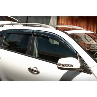 Logu vēja deflektori ar hromētu līsti (4 gab., Niken) Kia Sorento II XM 2009–2014 foto 1