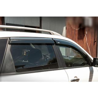 Logu vēja deflektori ar hromētu līsti (4 gab., Niken) Kia Sorento II XM 2009–2014 foto 2