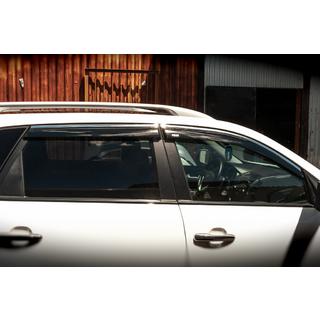 Logu vēja deflektori ar hromētu līsti (4 gab., Niken) Kia Sorento II XM 2009–2014 foto 3