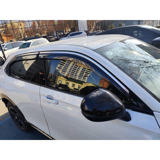 Logu vēja deflektori ar hromētu līsti (4 gab., Niken) Honda eNP1 2022– foto 3
