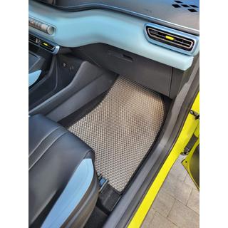 EVA auto paklāji (pelēki) foto 2