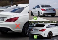 Mercedes CLA C117 2013–2019 Premium dubļusargi CLA45 (4 gab.) foto 2