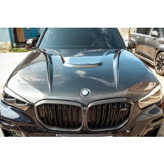 Oglekļa šķiedras motora pārsegs V1 (G05/F95) foto 2