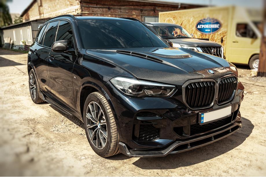 BMW X5 G05 2019–2026 Oglekļa šķiedras motora pārsegs V1 (G05/F95) Foto 6