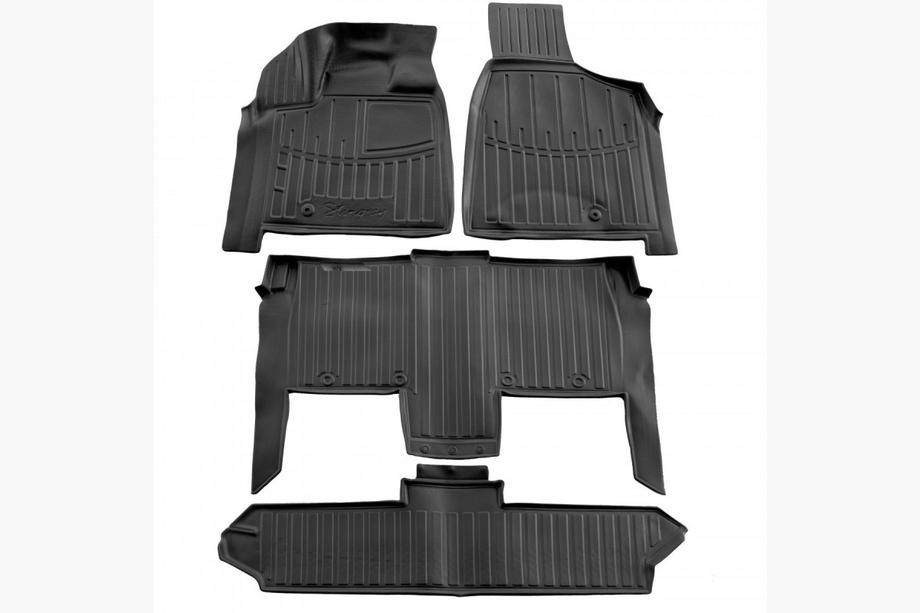 Dodge Grand Caravan V 2008–2020 Stingray 3D gumijas salona paklājiņi (4 gab.) Image