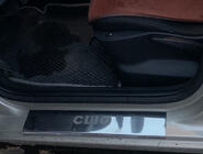 Renault Clio III 2005–2012 Sliekšņu uzlikas Carmos (4 gab., nerūsējošais tērauds) foto 2
