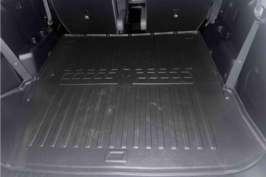 Toyota Highlander 2019– Stingray 3D bagāžnieka gumijas paklājiņš (ar zemfrekvences skaļruni, 7-vietīgs, ar nolocītu 3. sēdekļu rindu) Image