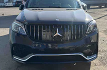 Mercedes GL/GLS klase X166 2012–2019 Priekšējā emblēma zem stikla, melna apmale A0008880111 (GLS) foto 3