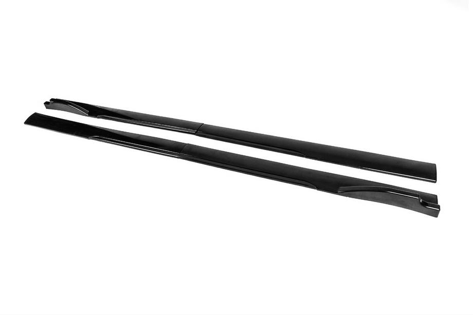 Universālas sānu sliekšņu uzlikas Niken Black (ABS) (4 gab.) Foto 2