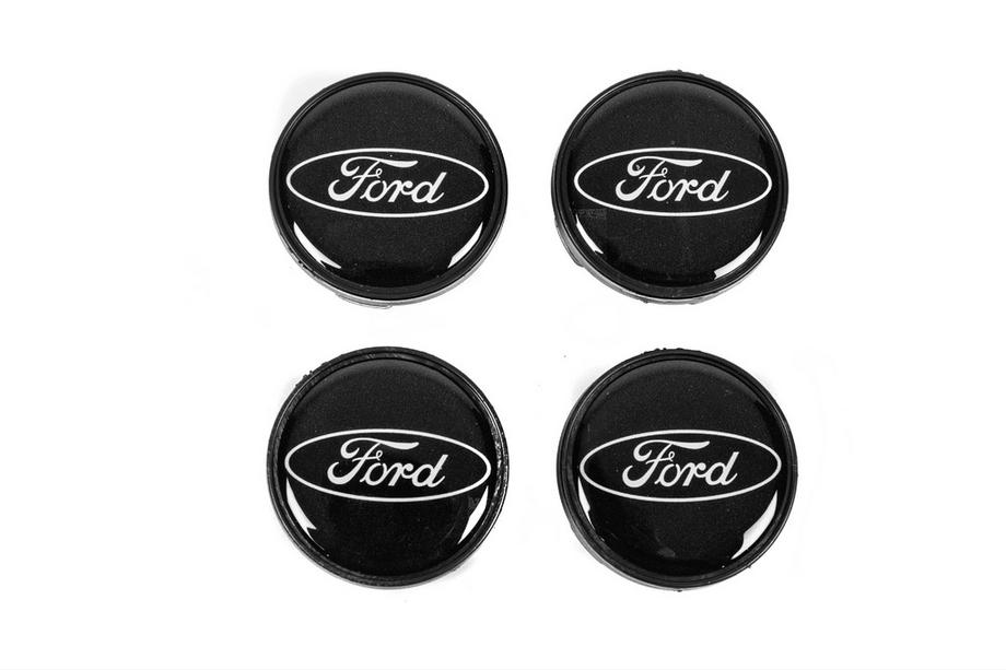 Ford Diska centra vāciņi 53/51 mm melni frd5351b (4 gab.) Foto 1