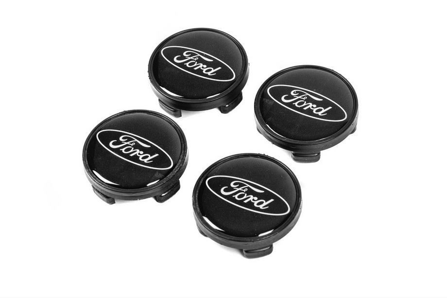 Ford Diska centra vāciņi 53/51 mm melni frd5351b (4 gab.) Foto 2