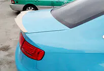 Audi A4 B8 2007–2015 DPT M4 spoileris (ABS, spīdīgi melns) foto 4