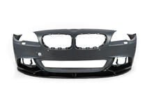 BMW 5. sērija F10/F11 2010–2016 Priekšējā bampera lūpa DPT Lip V-1 (M-Performance, spīdīgi melna) foto 7