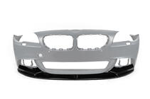 BMW 5. sērija F10/F11 2010–2016 Priekšējā bampera lūpa DPT Lip V-1 (M-Performance, spīdīgi melna) foto 4