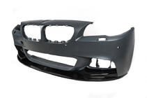 BMW 5. sērija F10/F11 2010–2016 Priekšējā bampera lūpa DPT Lip V-1 (M-Performance, spīdīgi melna) foto 10