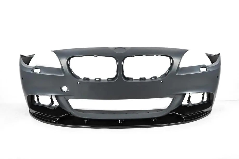 BMW 5. sērija F10/F11 2010–2016 Priekšējā bampera lūpa DPT Lip V-2 (M-Performance, melns spīdīgs) Foto 7
