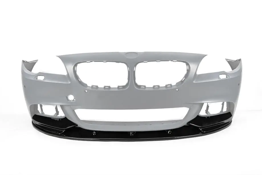 BMW 5. sērija F10/F11 2010–2016 Priekšējā bampera lūpa DPT Lip V-2 (M-Performance, melns spīdīgs) Foto 3