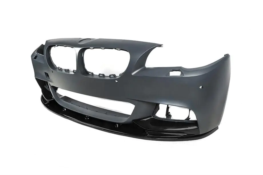 BMW 5. sērija F10/F11 2010–2016 Priekšējā bampera lūpa DPT Lip V-2 (M-Performance, melns spīdīgs) Foto 12