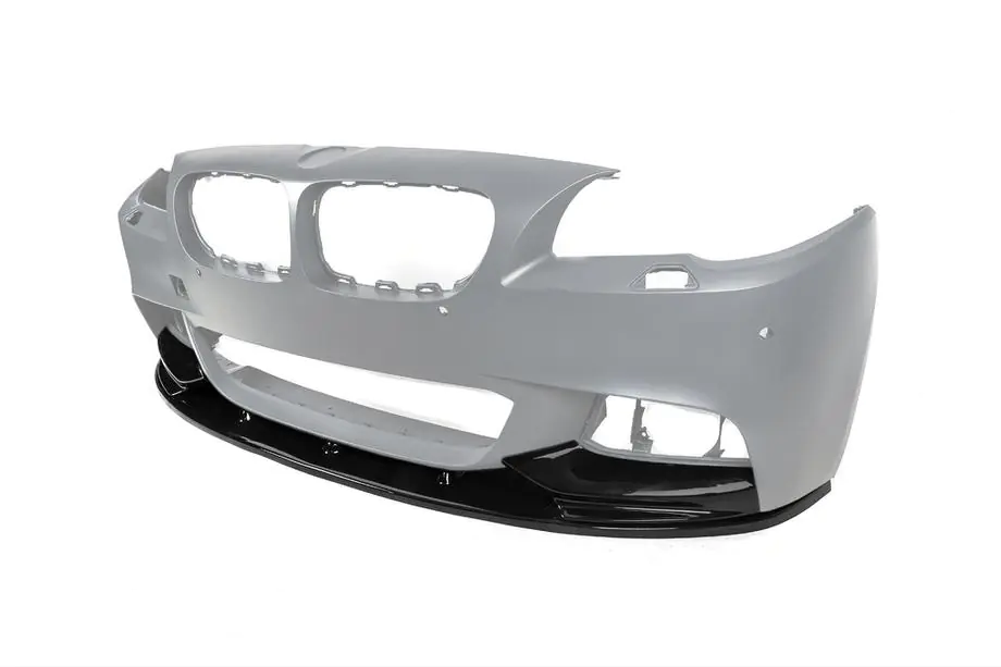 BMW 5. sērija F10/F11 2010–2016 Priekšējā bampera lūpa DPT Lip V-2 (M-Performance, melns spīdīgs) Foto 9
