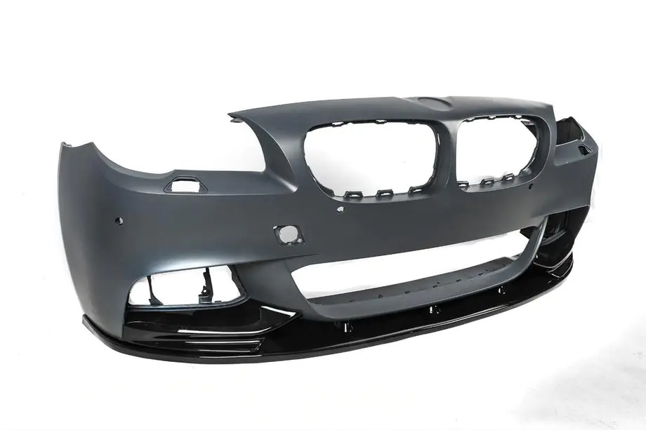 BMW 5. sērija F10/F11 2010–2016 Priekšējā bampera lūpa DPT Lip V-2 (M-Performance, melns spīdīgs) Foto 13