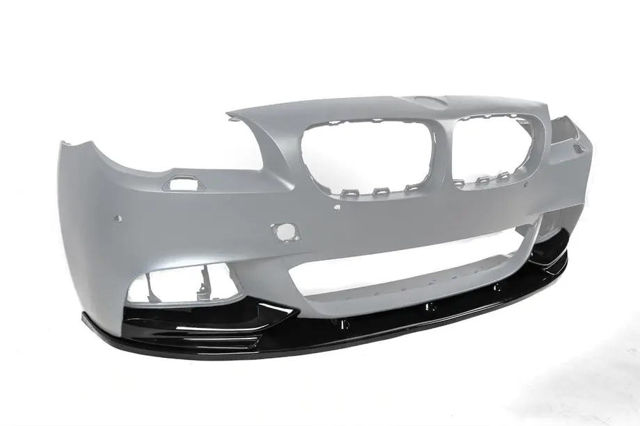 BMW 5. sērija F10/F11 2010–2016 Priekšējā bampera lūpa DPT Lip V-2 (M-Performance, melns spīdīgs) Foto 8