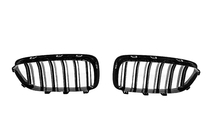 BMW 5. sērija F10/F11 2010–2016 Nieres restes M-Look (spīdīgi melnas) foto 5