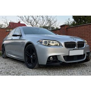 DPT V-1 sliekšņu uzlikas (M-Sport/M5 sliekšņiem, melns spīdīgs) BMW 5. sērija F10/F11 2010–2016 foto 1