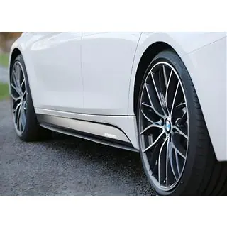 DPT V-1 sliekšņu uzlikas (M-Sport/M5 sliekšņiem, melns spīdīgs) foto 2