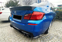 BMW 5. sērija F10/F11 2010–2016 Aizmugurējais difuzors DPT V-1 (M-Performance, melns spīdīgs) foto 7