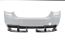 BMW 5. sērija F10/F11 2010–2016 Aizmugurējais difuzors DPT V-1 (M-Performance, melns spīdīgs) foto 4