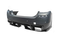 BMW 5. sērija F10/F11 2010–2016 Aizmugurējais difuzors DPT V-1 (M-Performance, melns spīdīgs) foto 13