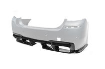 BMW 5. sērija F10/F11 2010–2016 Aizmugurējais difuzors DPT V-1 (M-Performance, melns spīdīgs) foto 14