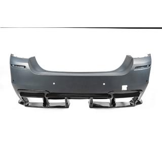Aizmugurējais difuzors DPT V-1 (M-Performance, melns spīdīgs) BMW 5. sērija F10/F11 2010–2016 foto 3