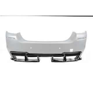 Aizmugurējais difuzors DPT V-1 (M-Performance, melns spīdīgs) BMW 5. sērija F10/F11 2010–2016 foto 4