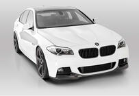 BMW 5. sērija F10/F11 2010–2016 Priekšējā bampera lūpas spoilers DPT Lip V-3 (M-Performance, spīdīgi melns) foto 4