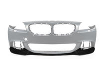 BMW 5. sērija F10/F11 2010–2016 Priekšējā bampera lūpas spoilers DPT Lip V-3 (M-Performance, spīdīgi melns) foto 2