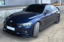 BMW 3. sērija F30/F31 2012–2019 DPT Lip priekšējā bufera lūpa standarta versijai (2015-2018, spīdīgi melna) foto 4