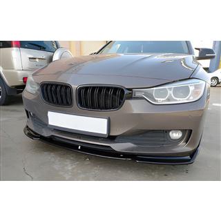 DPT Lip priekšējā bufera lūpa standarta versijai (2015-2018, spīdīgi melna) BMW 3. sērija F30/F31 2012–2019 foto 3