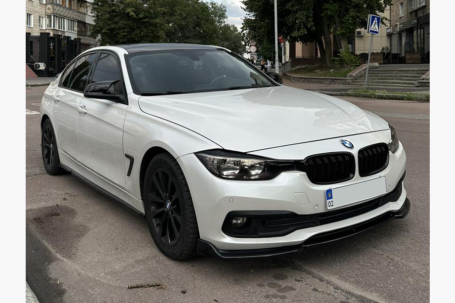 BMW 3. sērija F30/F31 2012–2019 DPT Lip priekšējā bufera lūpa standarta versijai (2015-2018, spīdīgi melna) Image