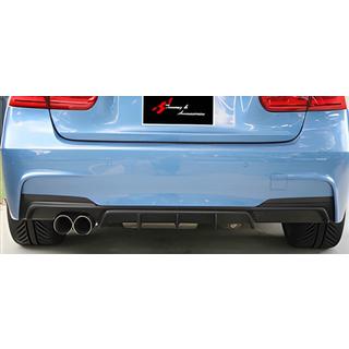Aizmugurējais difuzors DPT V-1 (M Performance, spīdīgi melns) BMW 3. sērija F30/F31 2012–2019 foto 1
