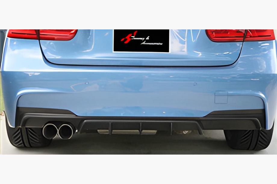 BMW 3. sērija F30/F31 2012–2019 Aizmugurējais difuzors DPT V-1 (M Performance, spīdīgi melns) Image