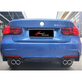 Aizmugurējais difuzors DPT V-2 (M Performance, spīdīgi melns) BMW 3. sērija F30/F31 2012–2019 foto 1