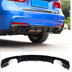 BMW 3. sērija F30/F31 2012–2019 Aizmugurējais difuzors DPT V-3 (M Performance, melns spīdīgs) foto 4