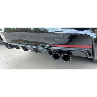Aizmugurējais difuzors DPT V-3 (M Performance, melns spīdīgs) BMW 3. sērija F30/F31 2012–2019 foto 2