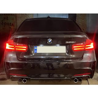 Aizmugurējais difuzors DPT V-3 (M Performance, melns spīdīgs) BMW 3. sērija F30/F31 2012–2019 foto 3