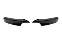 BMW 3. sērija F30/F31 2012–2019 Priekšējā bampera lūpa DPT Flap (M-Performance, melna spīdīga) foto 2