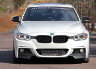 BMW 3. sērija F30/F31 2012–2019 Priekšējā bampera lūpa DPT Flap (M-Performance, melna spīdīga) foto 1