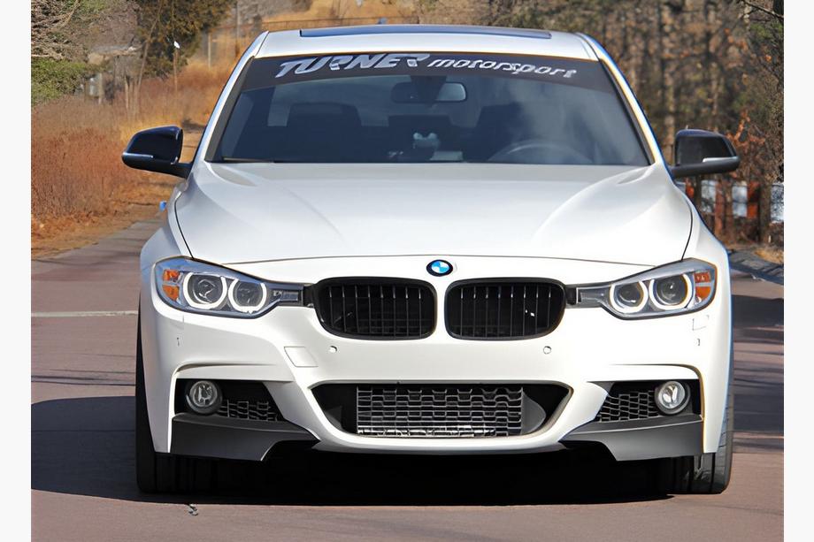 BMW 3. sērija F30/F31 2012–2019 Priekšējā bampera lūpa DPT Flap (M-Performance, melna spīdīga) Image