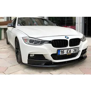 DPT Lip priekšējā bampera lūpas spoilers (M-Performance, melns spīdīgs)